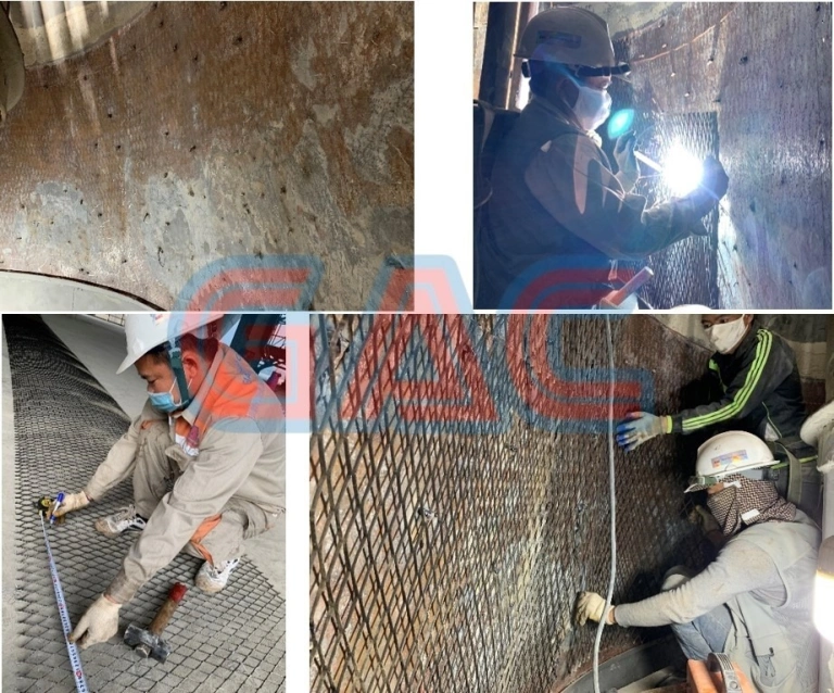 Wear protection project for the cement mill – VICEM Tam Diep cement plant - Project gallery