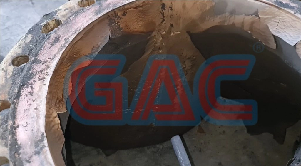 CURRENT CONDITION OF THE COAL CONVEYING THREE-WAY PIPE - Wear protection project for coal conveying pipelines – Vinh Tan 2 thermal power plant