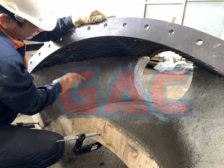 Wear protection project for coal conveying pipelines – Vinh Tan 2 thermal power plant - Project gallery