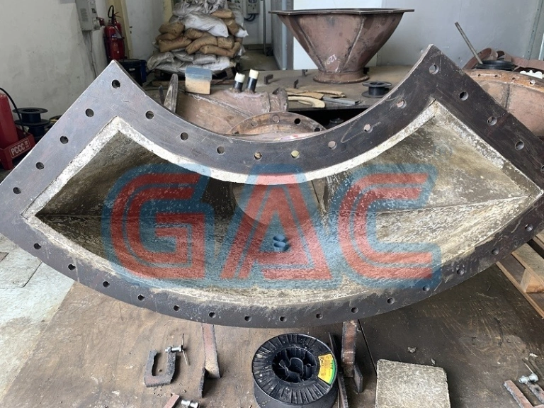 Wear protection project for coal conveying pipelines – Vinh Tan 2 thermal power plant - Project gallery