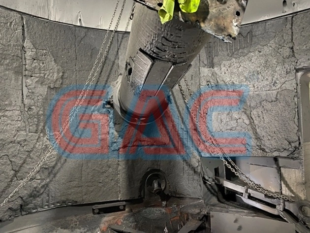 Coal mill wear protection installation project