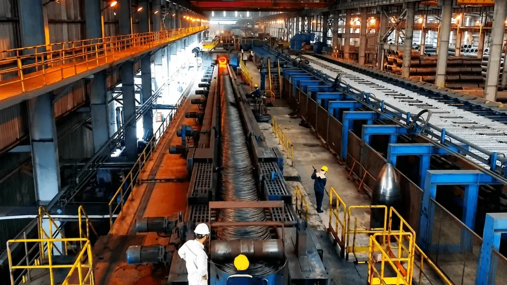 Sản xuất thép Hòa Phát