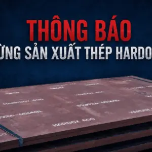 ngung san xuat thep hardox 400