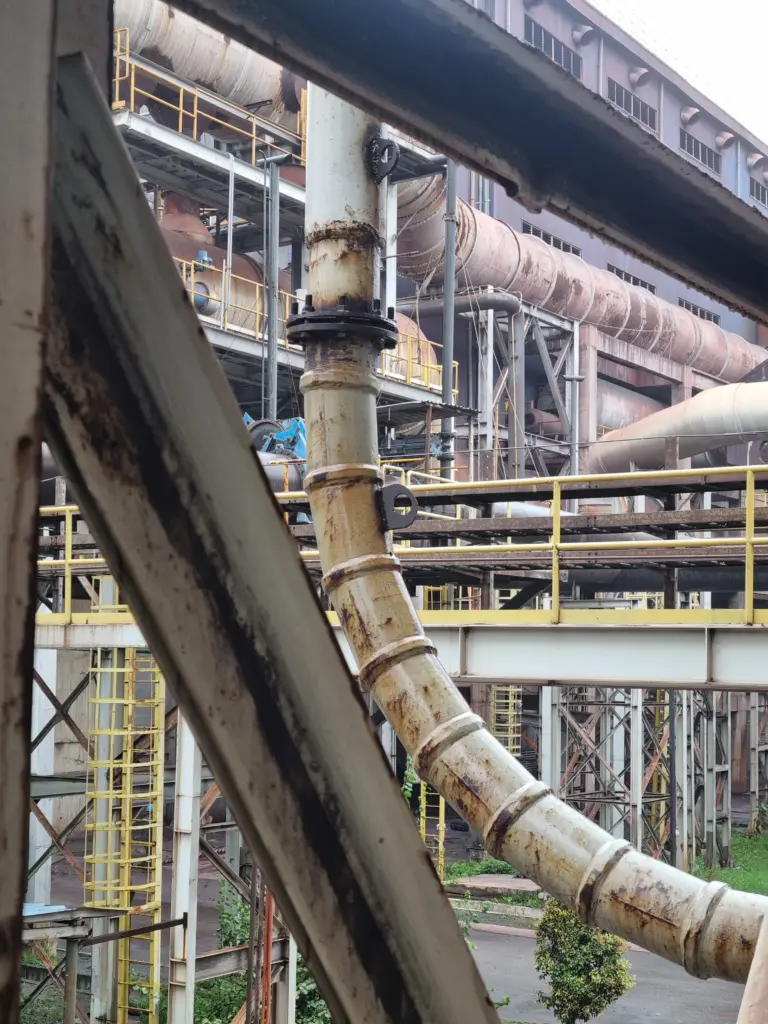 Dự án chống mài mòn tuyến ống phun than – Nhà máy Thiêu kết vê viên Hòa Phát Dung Quất - Hình ảnh dự án