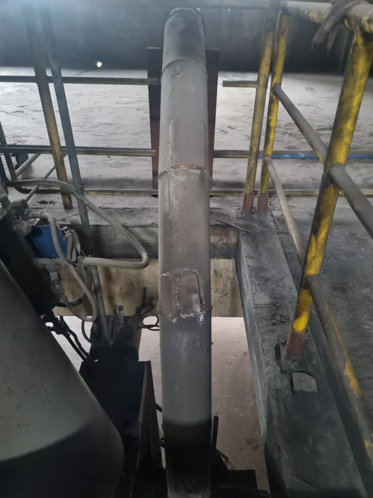 Dự án chống mài mòn tuyến ống phun than – Nhà máy Thiêu kết vê viên Hòa Phát Dung Quất - Hình ảnh dự án