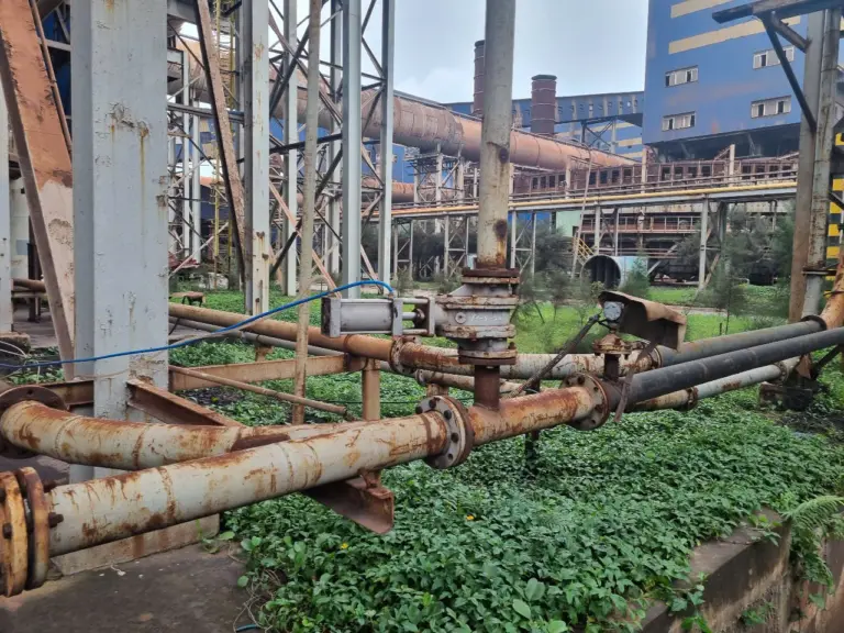 Dự án chống mài mòn tuyến ống bắn bụi – Nhà máy Thiêu kết vê viên Hòa Phát Dung Quất - Hình ảnh dự án