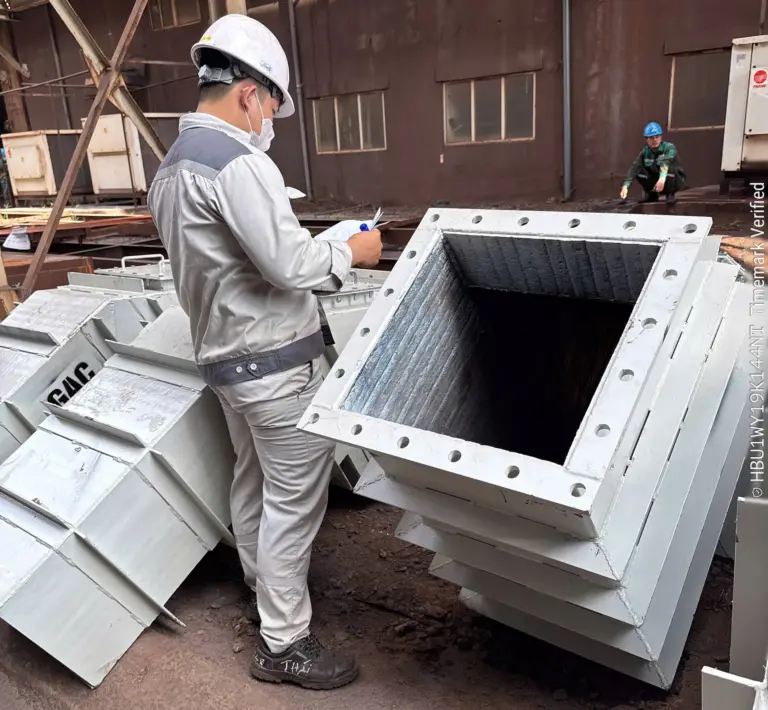 Dự án chống mài mòn phễu tận thu liệu 14, 15 – Nhà máy Thiêu kết vê viên Hòa Phát Dung Quất - Hình ảnh dự án