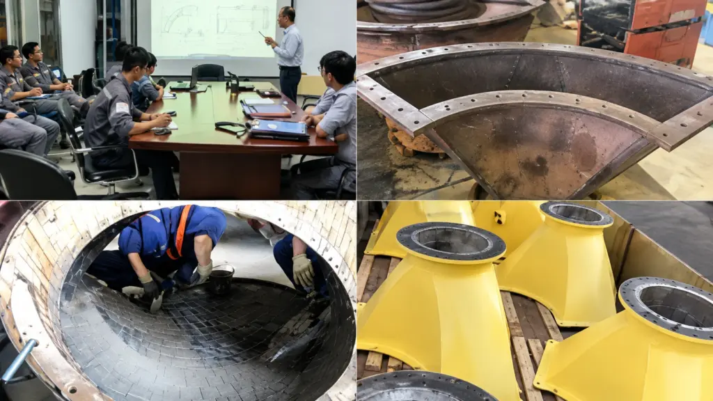 GAC kết nối khảo sát, lựa chọn vật liệu và chế tạo chi tiết phục vụ yêu cầu thực tế của nhà máy