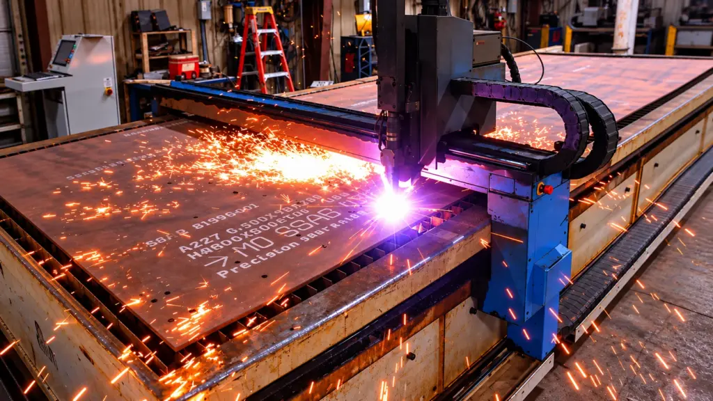 cắt thép hardox laser plasma oxy gas