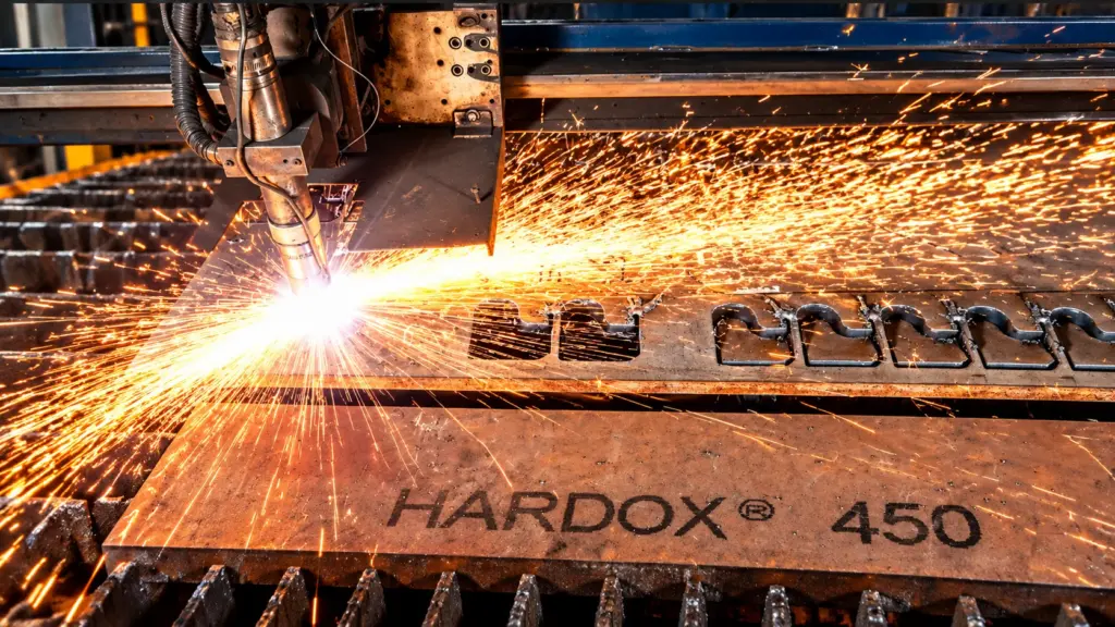 gia công cắt thép hardox 450